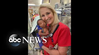 New father, and his newborn baby, treated by same nurse 30 years apart