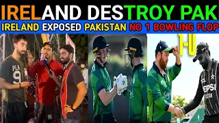 1-0 -IRELAND BEAT PAKISTAN I BABAR AZAM EXPOSED VS IRELAND PAKISTANI PUBLIC REACTION