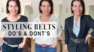 10 DO'S AND DON'TS HOW STYLING BELTS  I  Frederique Bros