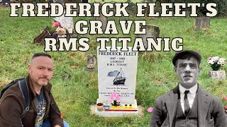 Frederick Fleet RMS Titanic -  Grave stone Hollybrook Cemetery