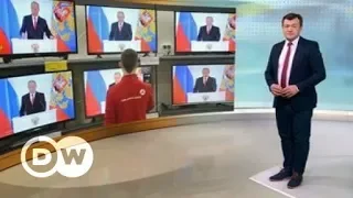 Обещания Путина год назад: это надо видеть - DW Новости (28.02.2018)