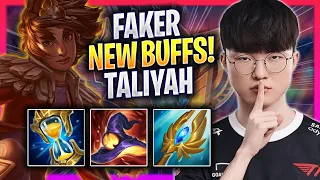 FAKER TRIES TALIYAH WITH NEW BUFFS! - T1 Faker Plays Taliyah MID vs Tristana! | Season 2024