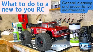 Preventative maintenance for buying a used RC car! Plus meet my new to me ARRMA OUTCAST 1/5th 8S