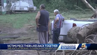 Residents in eastern Kentucky 'hopeful' about future one month after historic floods