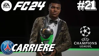 EA SPORT FC 24 MODE CARRIÈRE: KYLIAN MBAPPÉ JOUEUR DE L'ANNÉE & FINALE DE LA CHAMPIONS LEAGUE UEFA