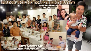 VIC SOTTO FATHERS DAY & VICO SOTTO 34TH BIRTHDAY 😍 HAPPIEST TATAY VIC NAPUNO MULI ANG KANYANG BAHAY