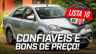 10 CARROS BONS, CONFIÁVEIS E BARATOS!