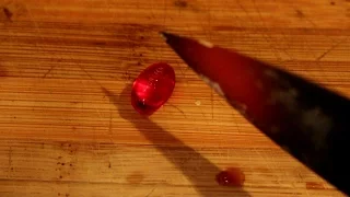 EXPERIMENT Glowing 1000 Degree KNIFE VS ADVIL ULTRA And BANANA