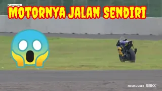 Motornya Jalan Sendiri | Kompilasi kejadian Crash WSBK Mandalika Part 2