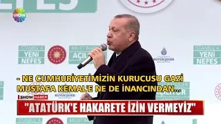 "Atatürk'e hakarete izin vermeyiz"