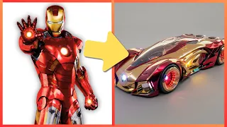 AVENGERS AS SUPER CAR VENGERS 🔥 ALL CHARACTERS ( MARVEL & DC ) 2024