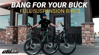 Bang for your Buck: Full Suspension Bikes