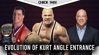 WWF / E - Evolution of Kurt Angle's Entrances! 1999 to 2022 - (Entrance Evolutions)