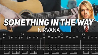 Nirvana - Something In The Way (Guitar lesson with TAB)