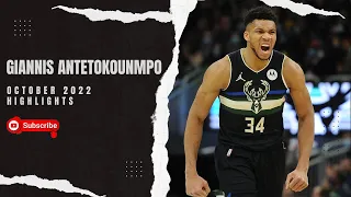 Giannis Antetokounmpo highlights 2022 | October highlights | 2022-2023 NBA regular season highlights