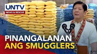 4 rice traders na kinasuhan dahil sa umano’y smuggling at hoarding, tinukoy ni Pangulong Marcos Jr.