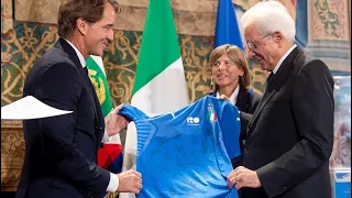 Mattarella interviene alla cerimonia in occasione del 120° Anniversario della FIGC
