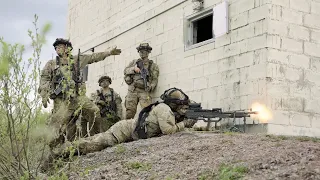 U.S. Paratroopers, Swedish Troops Conduct Urban Ops - SR24