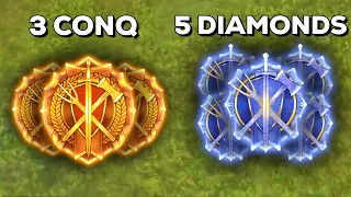 3 Conqueror vs 5 Diamonds MEGARANDOM NOMAD in AOE4!