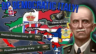 The Most OP Democratic Italy Nodody Played in By Blood Alone! Hearts of Iron 4