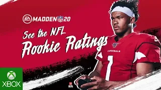 NFL Rookies React to Madden 20 Ratings: Ft. Kyler Murray!