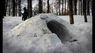 Como hacer un Igloo Ruso... y dormir en él |ABSsupervivencia|