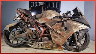 KTM Motorcycle Full Restoration Back to New | Start to Finish KTM RC 200 by @MichaelRestoration