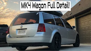 VW MK4 Wagon Full Detail and Road Trip Prep