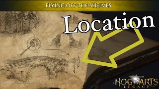 Use the map with floating candles to find the treasure - Ghost of our Love Hogwarts Legacy