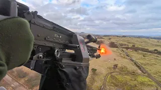 Live fire Footage - U.S. Army Aerial Gunnery in Action | Maneuver Training Area, Baumholder, Germany