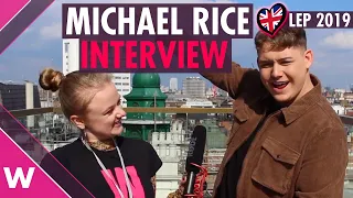 Michael Rice (UK 2019) London Eurovision Party 2019 INTERVIEW