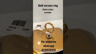 gold Versace ring in delhi