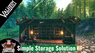 Valheim: Simple Storage Solution, How to build.