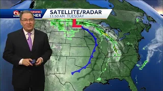 Cold front brings rain, storms and weekend changes