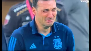 EMOCIONANTE: SCALONI ROMPIO EN LLANTO TRAS GANAR LA FINAL DEL MUNDO CONTRA FRANCIA!