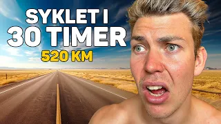 Sykler i 30 timer i strekk (520km)