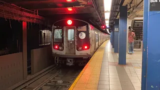 MTA NYC Subway R179 A & C Trains @ 42nd Street - Port Authority Bus Terminal (8/9/21)