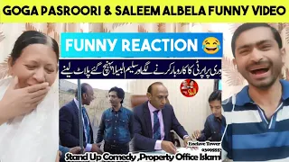 #Comedy war Between Property Sellers in Islamabad | Goga Pasroori & Saleem Albela in Action #funny