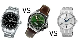 Seiko Alpinist vs Presage vs Premier