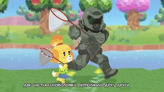 Doom Animal Crossing на русском (субтитры)