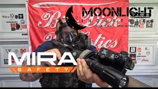 MIRA Safety CM-6M Tactical Gas Mask unboxing/review with Moonlight Industries Coms Skunk Rig Gen 2!