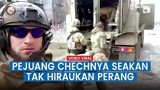 Perang Masih Berjalan, Pasukan Chechnya Beri Bantuan Pasokan Makanan Warga Donbass