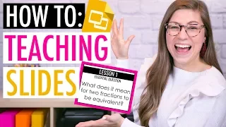 How I Make My Google Slides for Teaching | Top Requested Video!
