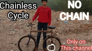 I made a CHAINLESS CYCLE 😲at home
