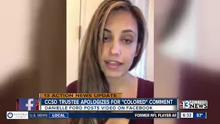 CCSD trustee apologizes on Facebook
