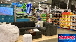 COSTCO FURNITURE SOFAS CHAIRS KITCHENWARE POOL SUMMER ITEMS SHOP WITH ME SHOPPING STORE WALK THROUGH
