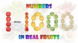 Numbers 1 to 1000 in 50 Fruits | Uncle Bee TV