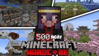 TÓM TẮT 500 NGÀY SINH TỒN TRONG MINECRAFT 1.20.2 SIÊU KHÓ