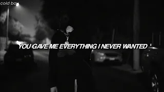 Zzz.- All I Never Wanted | You gave me everything I never wanted (Lyrics)