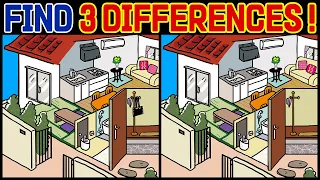 【Spot the Difference】 Try to Find 3 Differences Between Left and Right! | Find the Difference #213